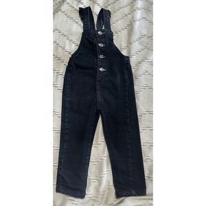 7 For All Mankind Baby Denim Overalls 24M Dark Wash Premium Designer